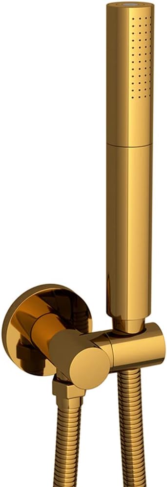2 Functions Handheld Shower Head Set with Brass Swivel Bracket and Stainless Steel Hose, Brushed Nickel, Pack of 2 K8236
