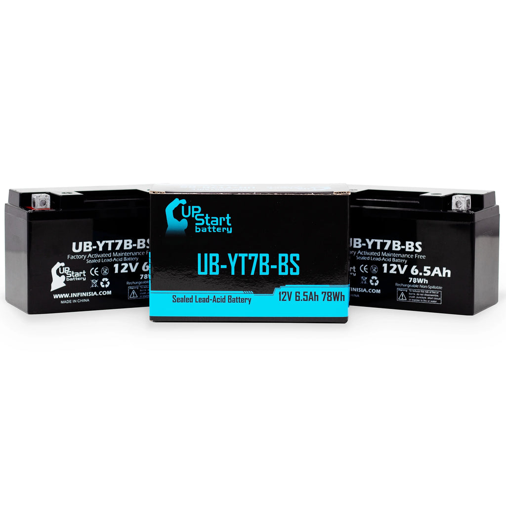 2-Pack 12V 6Ah Motorcycle Battery N221