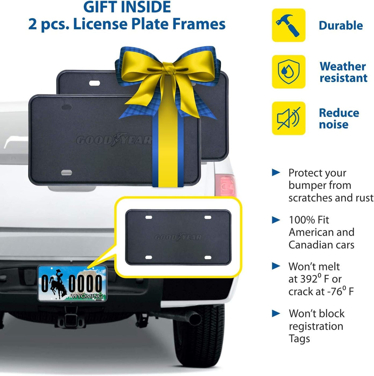 Shatterproof in-Channel Window Deflectors for Toyota Tacoma 2016-2022 Access Cab, 2 pcs I63155
