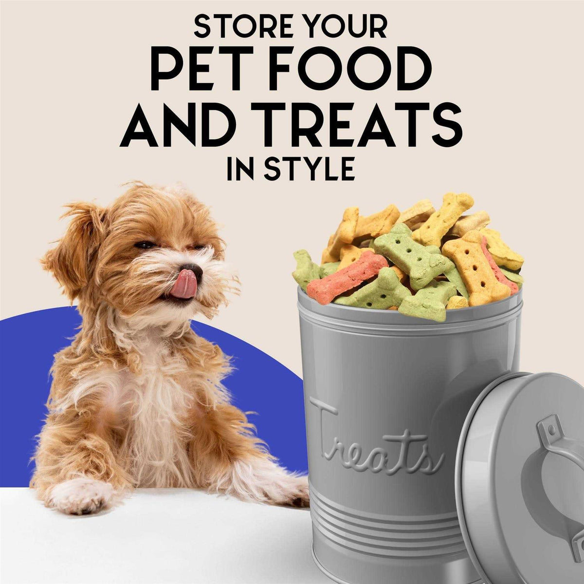 Pet Treats Storage Canister C283055