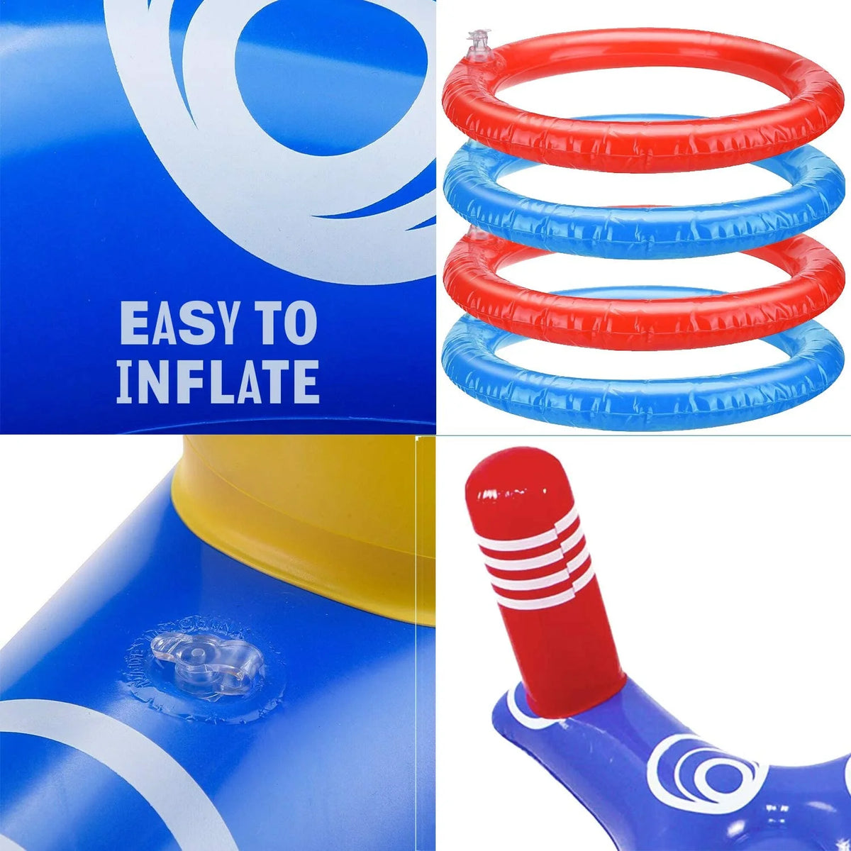 Pool Ring Toss Game with 4 Rings K727