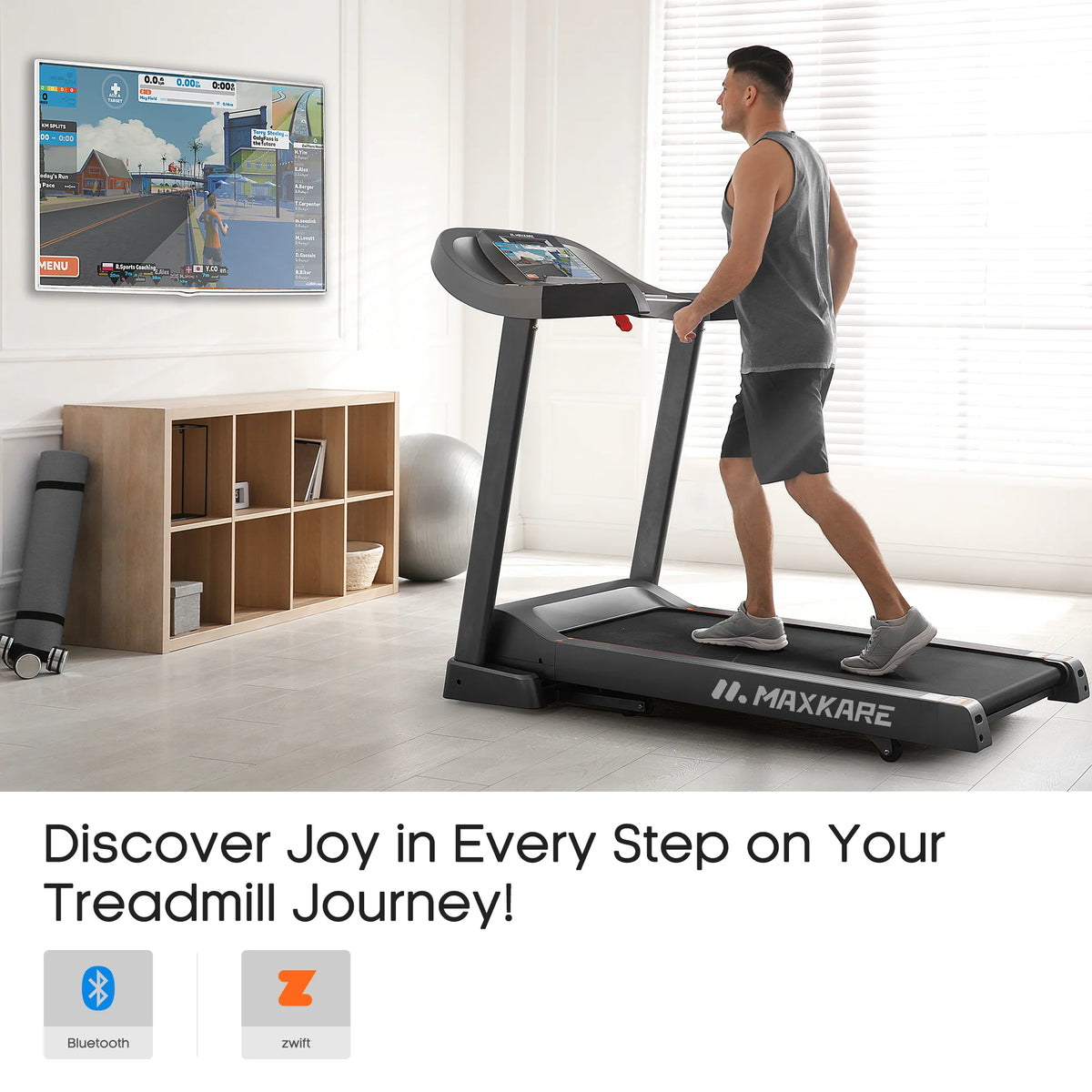 3.5HP Folding Treadmill with Auto Incline H825155