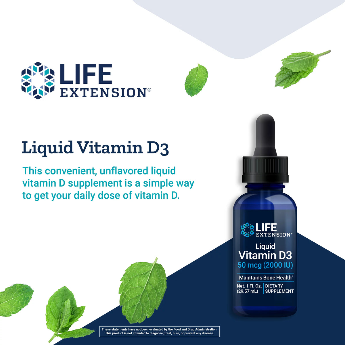 Liquid Vitamin D3 50 mcg Gluten-Free Non-GMO 1 fl. Oz. Y8127