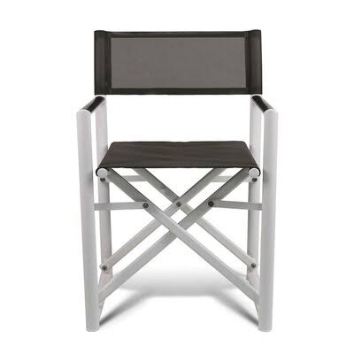 White Folding Patio Dining Armchair C917