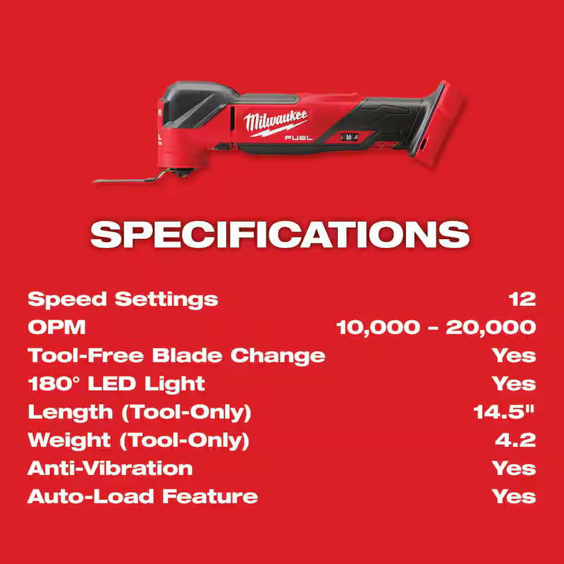 18V Cordless Brushless Oscillating Multi-Tool Kit with 5.0 Ah Battery L59328