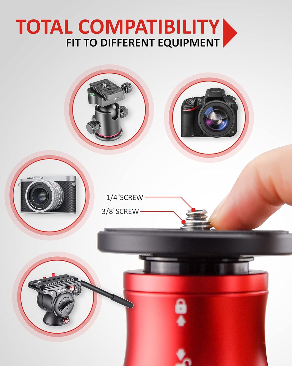 Carbon Fiber Camera Monopod Telescopic Video Monopod H884403