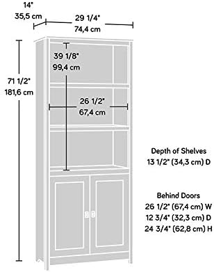 3 Shelf Bookcase in Soft White F96869