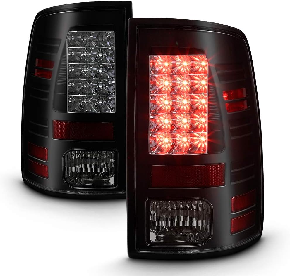 Black Smoked LED Tail Lights for Dodge Ram 1500 2500 3500 A72249