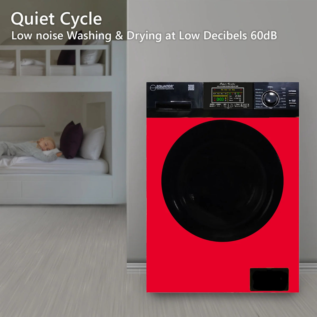 18 lbs. Combination Washer Dryer with Laundry Pedestal B3049