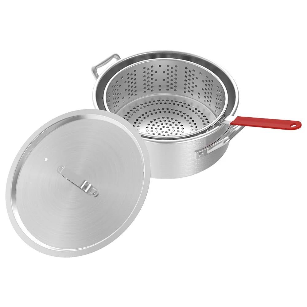 18 Qt. Aluminum Fish Fryer with Double Basket S7445