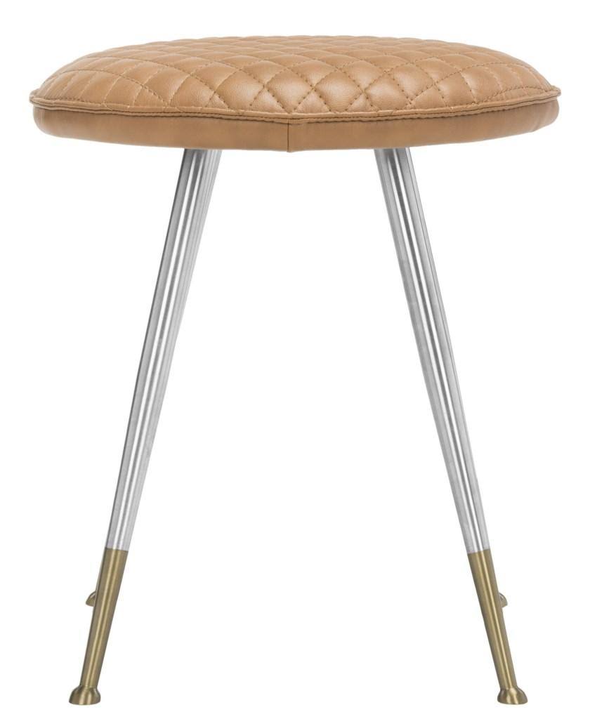 Mustard Mid Century Modern Stool W49541