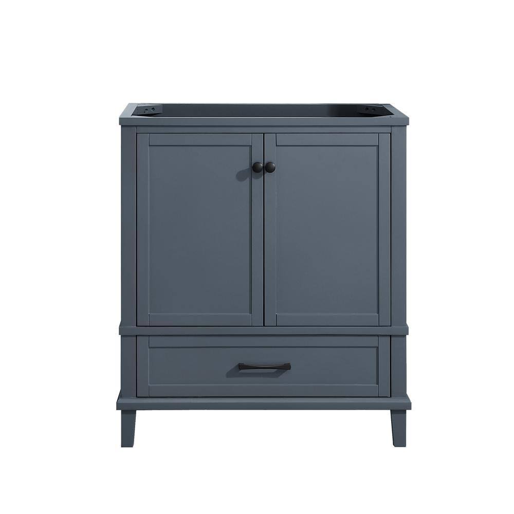 Dark Blue-Gray Bathroom Vanity Cabinet O471012