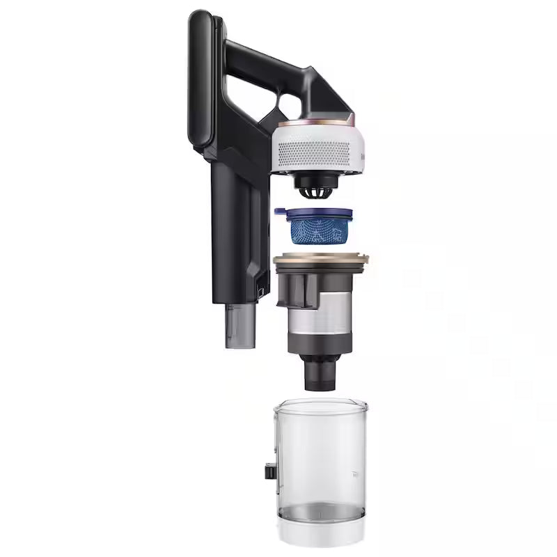 Cordless Stick Vacuum with Clean Station in Misty White L765877