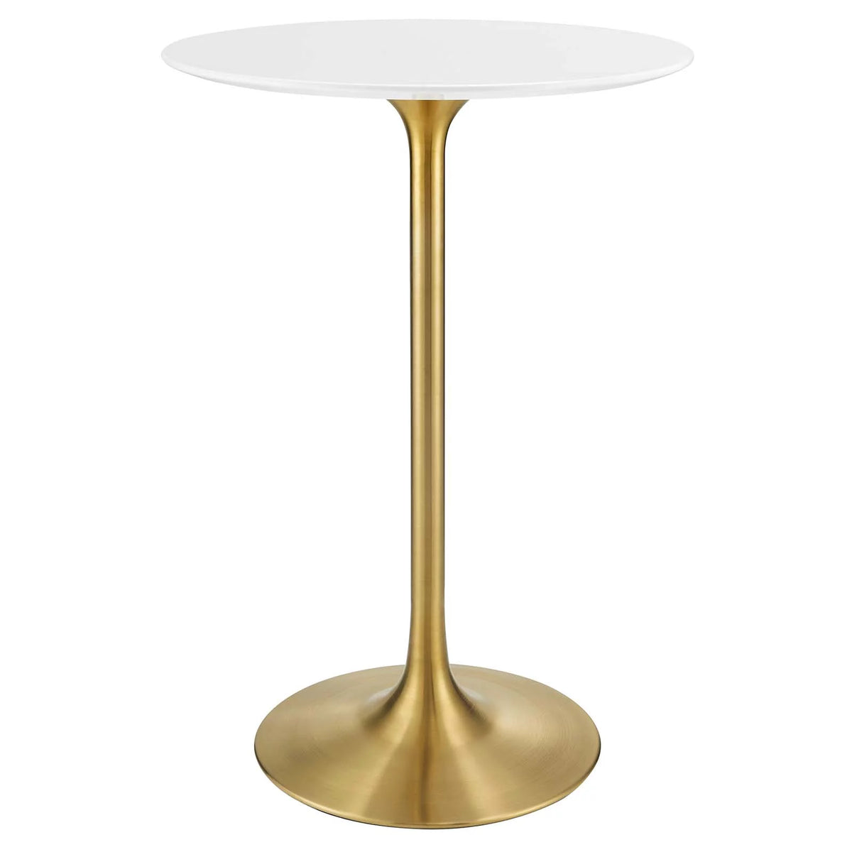 28" Round Wood Top Bar Table B540