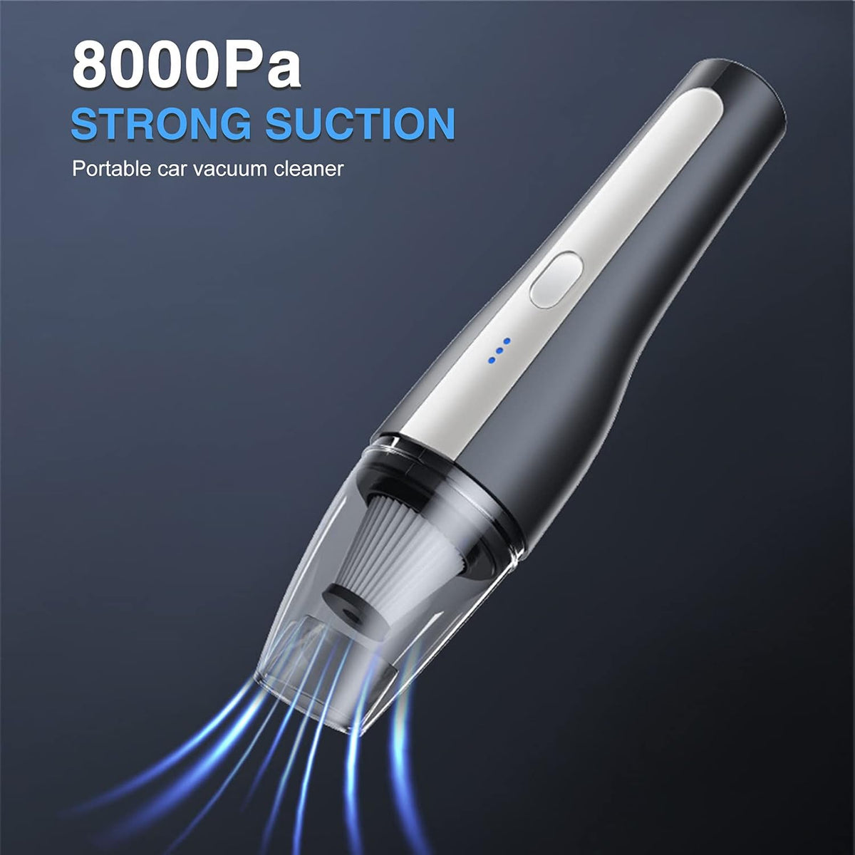 Handheld Vacuum Car Cleaner Cordless 4500pa 2000mAh Pack of 2 G17658
