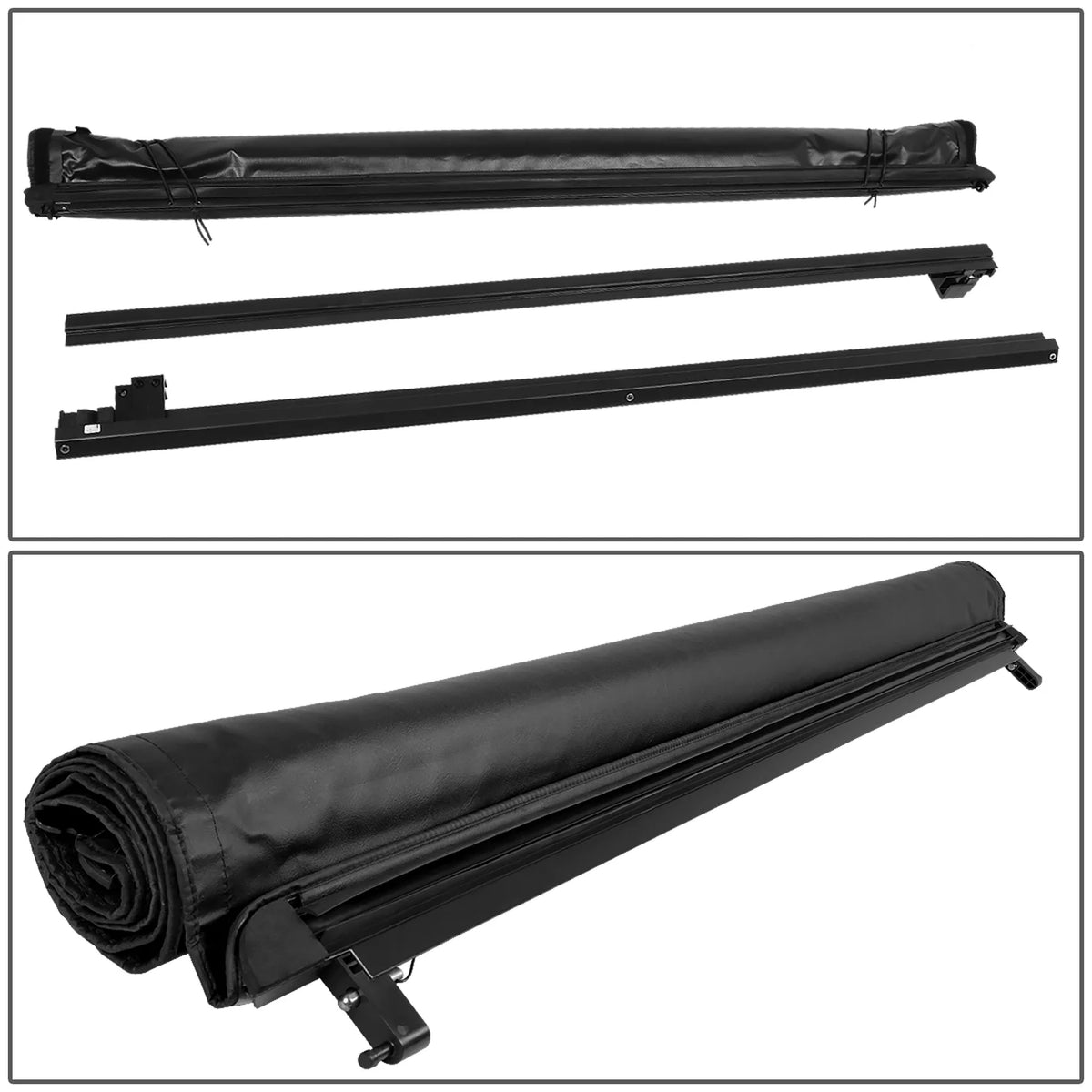Matte Black Soft Roll-up Tonneau Cover T20088