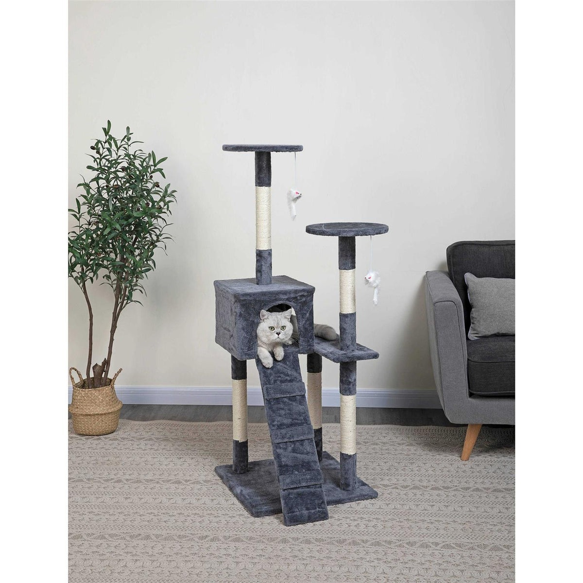 Cat Tree Condo with Sisal Covered Posts K692352