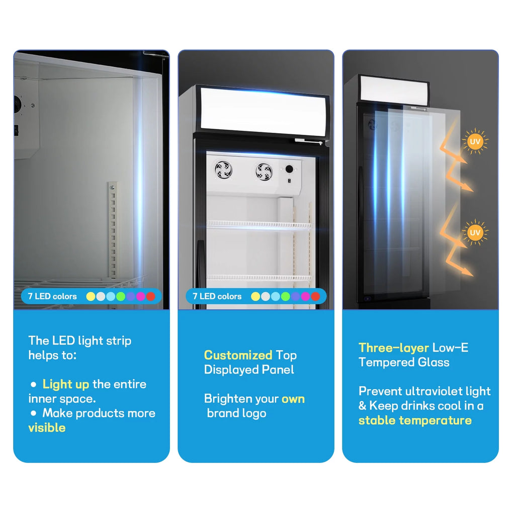 10.9 Cu.Ft Merchandising Refrigerator N1402