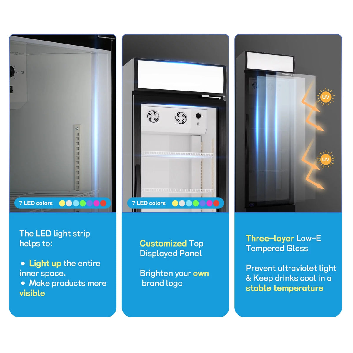 10.9 Cu.Ft Merchandising Refrigerator N1402