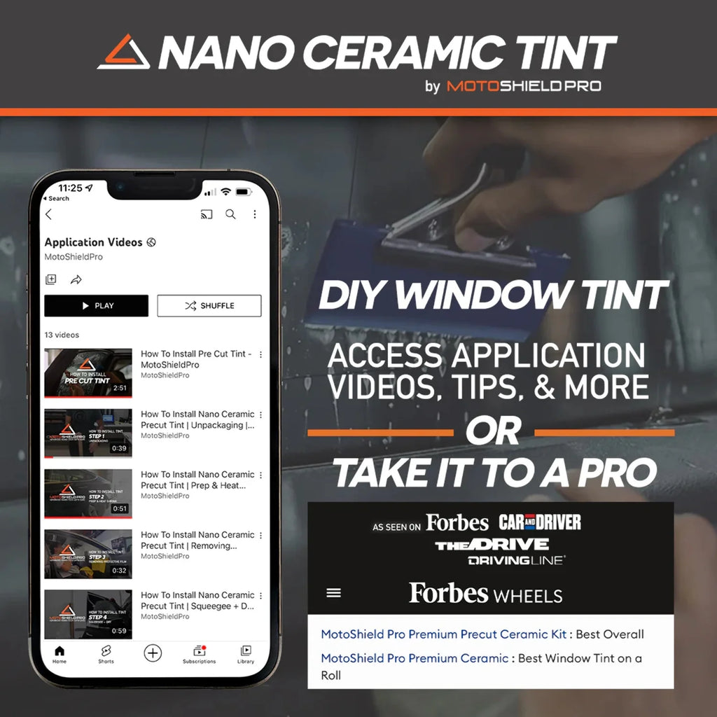 Precut Ceramic Window Tint Film for 2019-2021 Chevrolet Silverado 1500 Crew Cab Front Windshield 70% S8823