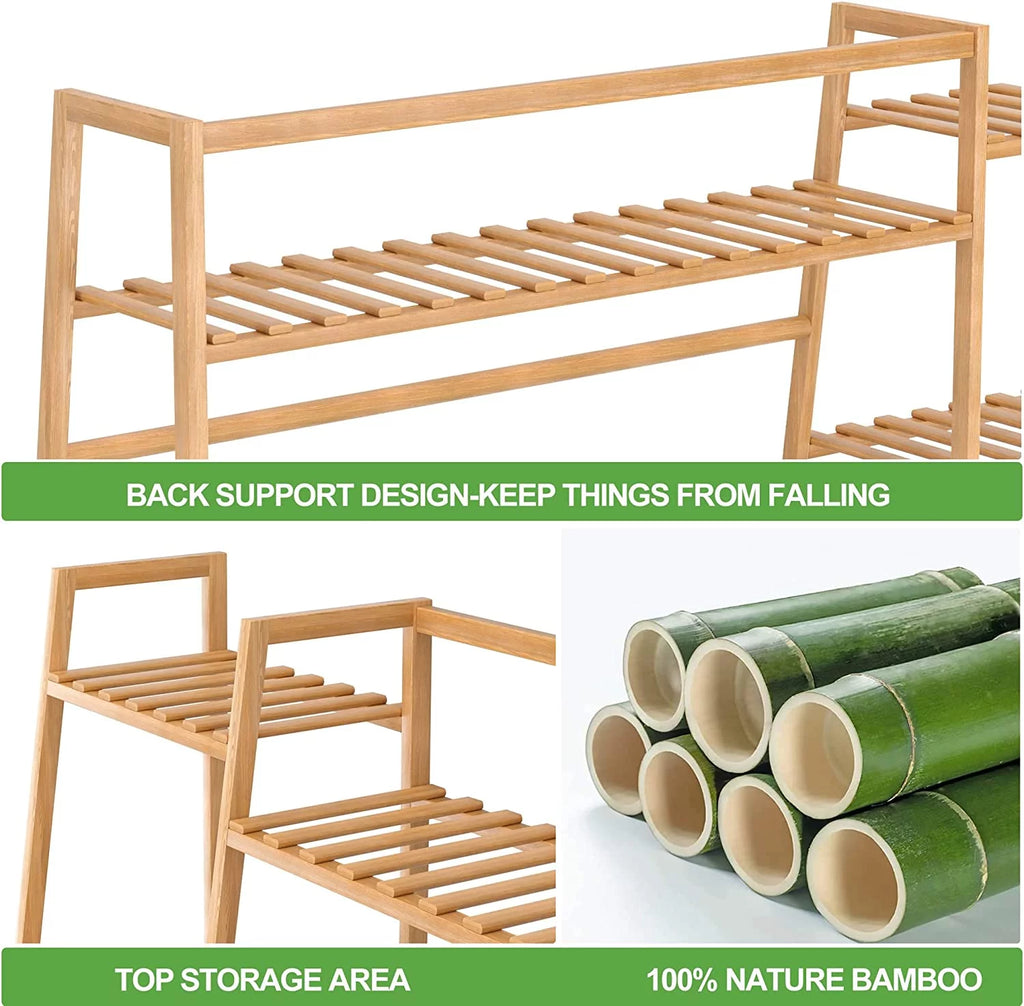 43.5" Rolling Garment Rack with Shoe Rack D37423