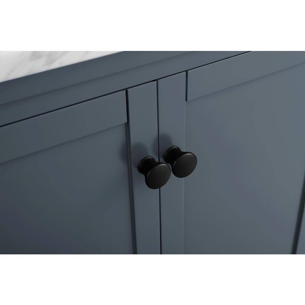 Dark Blue-Gray Bathroom Vanity Cabinet O471012