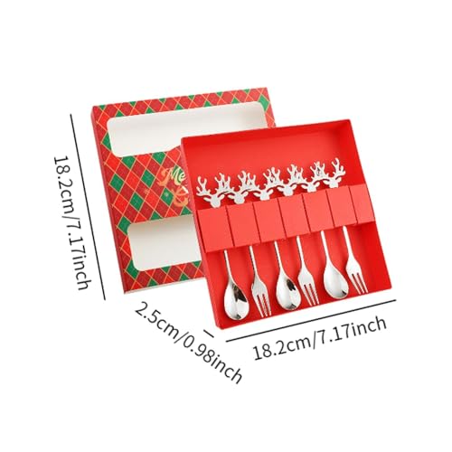Christmas Stainless Steel Spoons Forks Set I28220