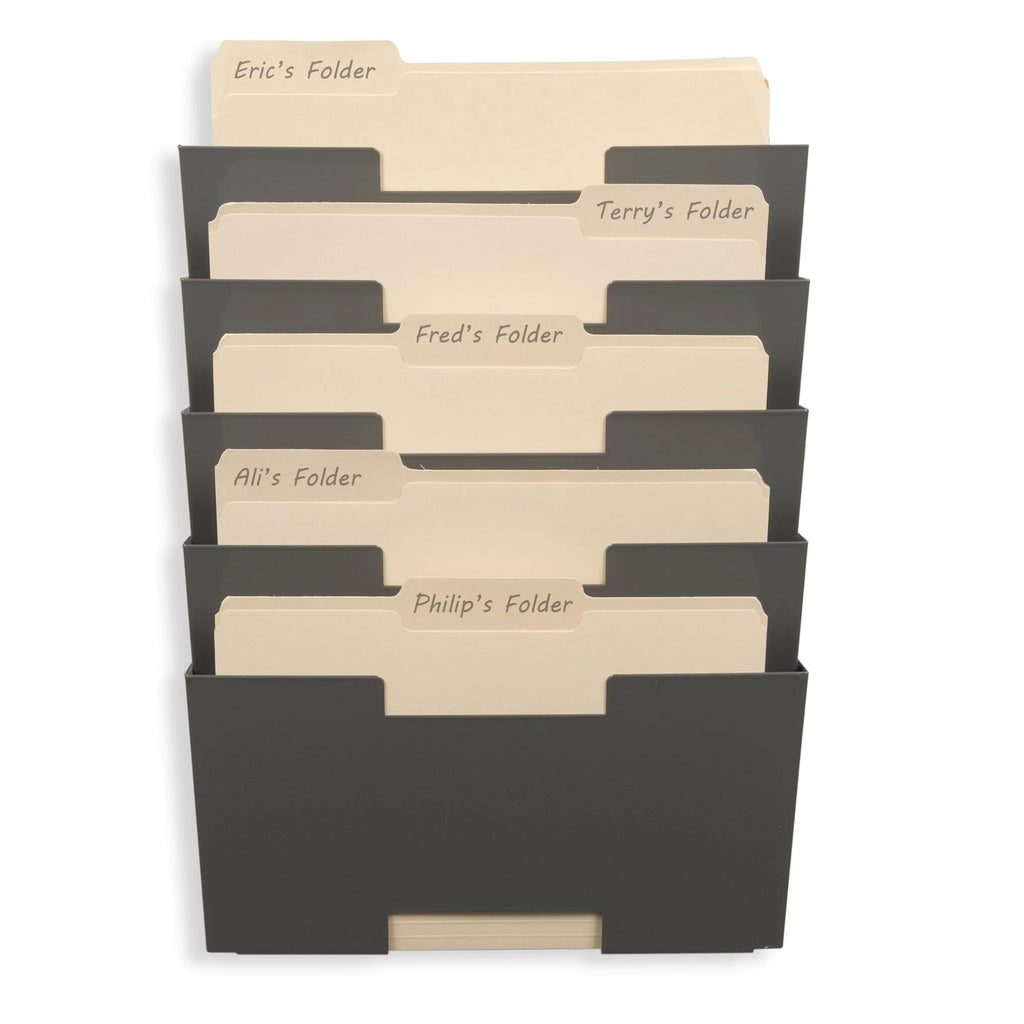 5 Tier Steel Magazine Rack Wall File Folder Organizer N932