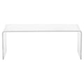 Lucite and Acrylic Coffee Table in Clear A12639