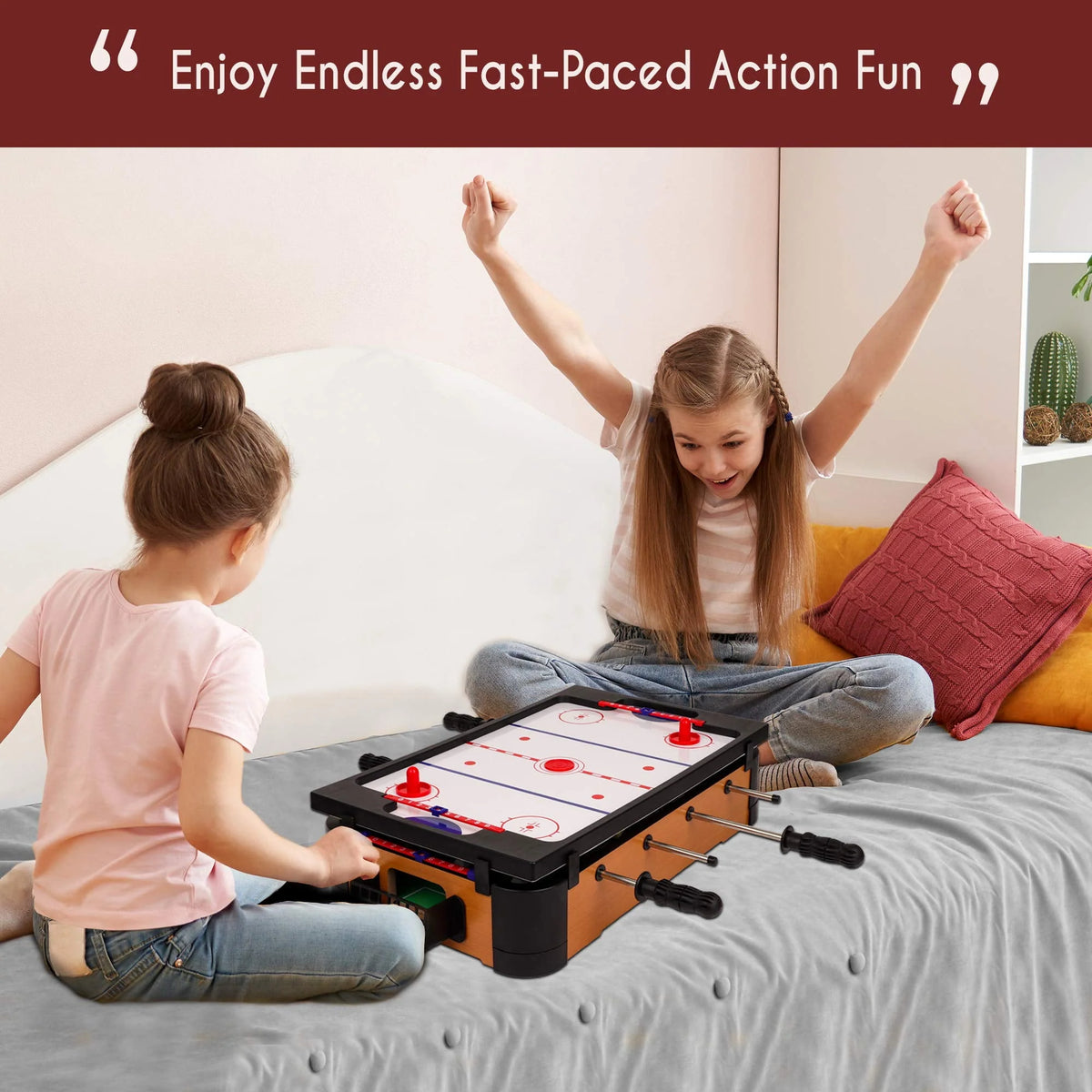 3 in 1 Foosball Air Hockey Table Tennis Game Set W161985