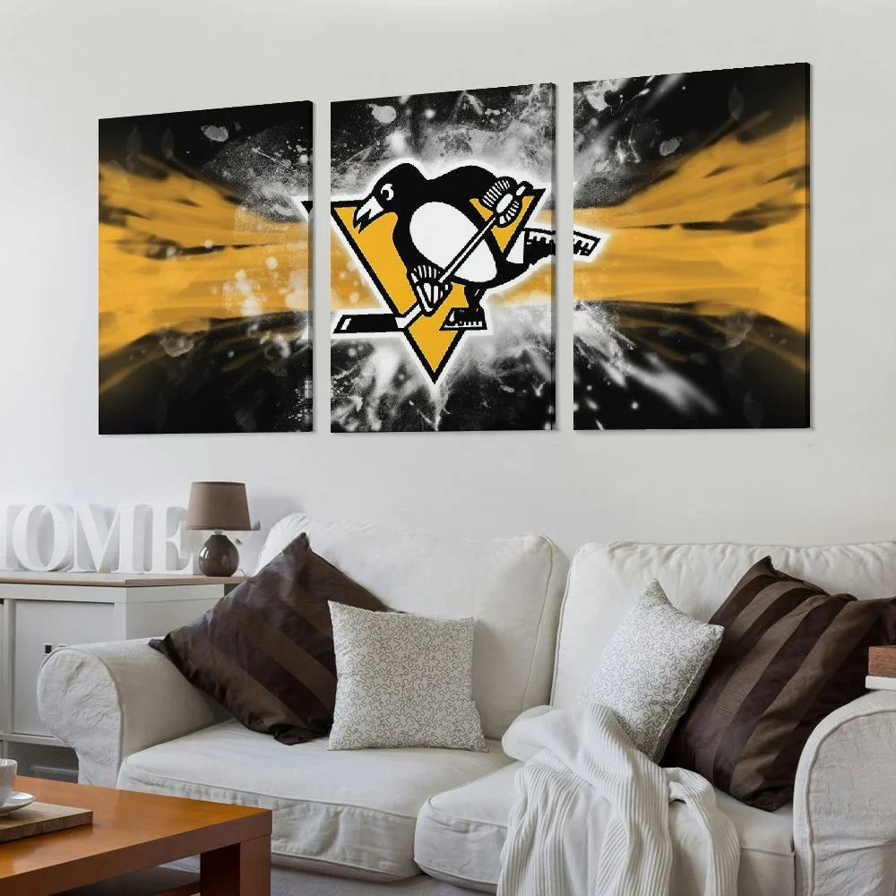 Pittsburgh City Sports Team Poster Canvas Wall Art Z2866