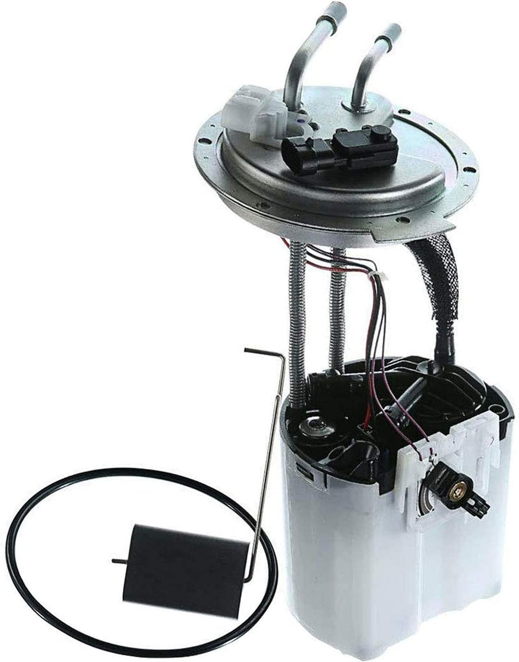 Electric Fuel Pump Module Assembly with Pressure Sensor for Chevrolet Tahoe 2005-2007 GMC Yukon V8 5.3L Pack of 2 C374