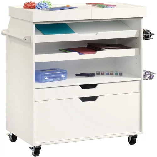 White Craft Storage Cart Q90299