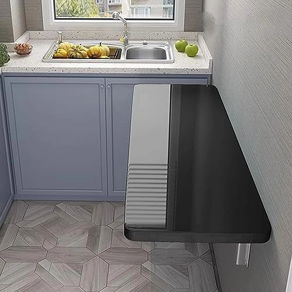 Wall Mounted Folding Heavy Duty Table with Bracket 100x30cm V9495
