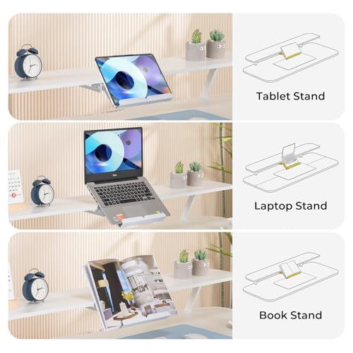Black Electric Standing Desk with Drawers H8917
