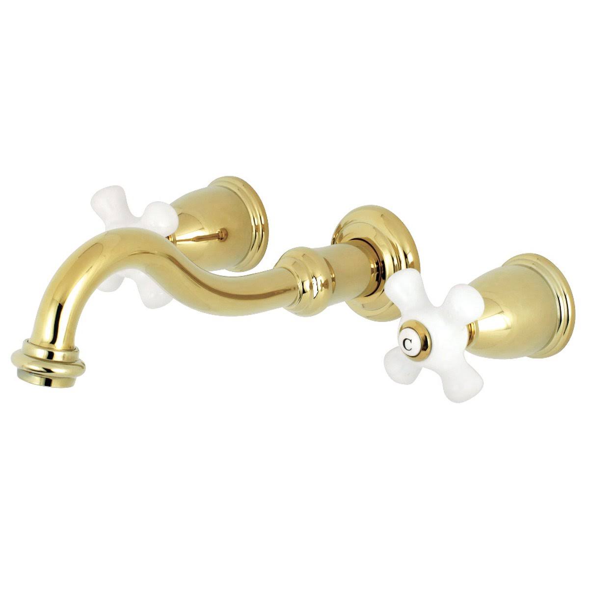 Brushed Nickel Wall Mount Tub Faucet Q266