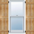 Rough Sawn Board-n-Batten Shutters V767