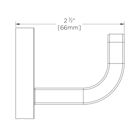 Matte Black Robe Hook P486468