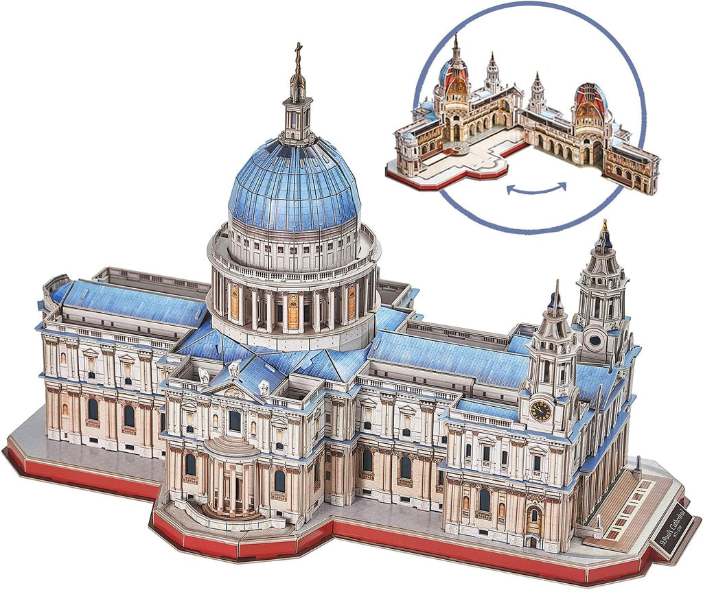 3D Puzzle Notre Dame de Paris Cathedral Model Kit, 293 Pieces Pack of 2 U2456