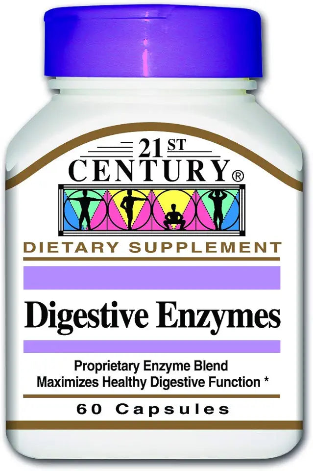 Digestive Enzymes Capsules, 60 Count (Pack of 3) M751216