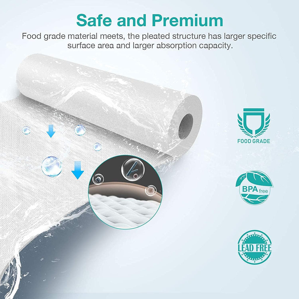 10 x 2.5 Whole House Sediment Water Filter Cartridge Replacement, 20-Pack Pack of 2 U8304