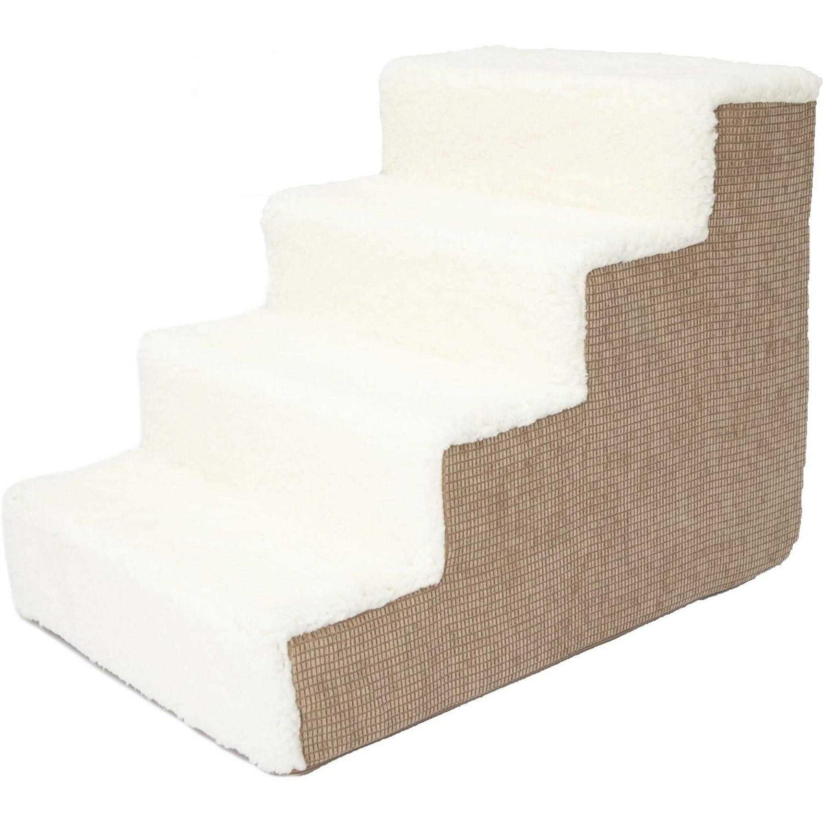 High Density Foam Sherpa Top Pet Steps K271