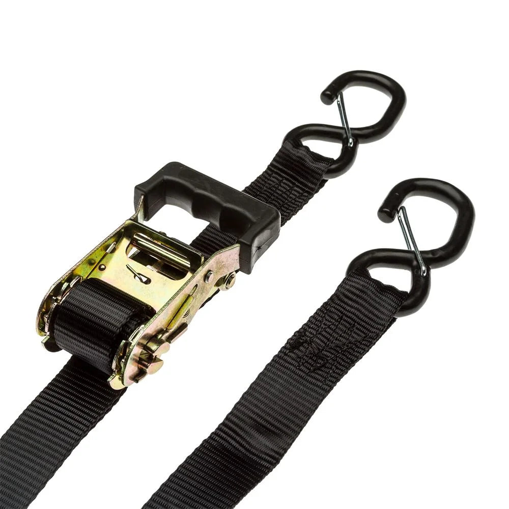 8 Pack Ratchet Strap with S-Hooks Z6149
