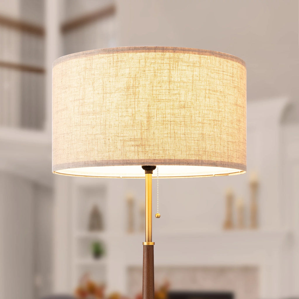 62 inch Mid-Century Modern Floor Lamp with Chain Switch S5314