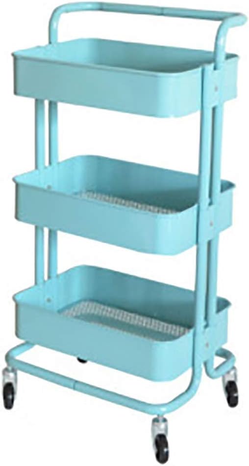 Mobile Storage Cart with Adjustable Metal Frame A7554