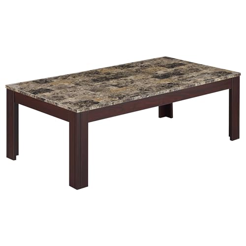 3-Piece Faux Marble Top Coffee Table Set P6261