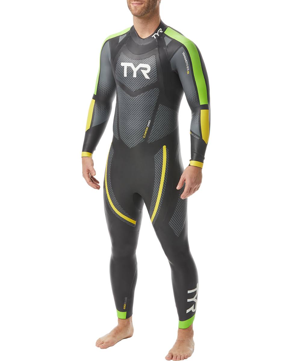Black/Green/Yellow Wetsuit V6649