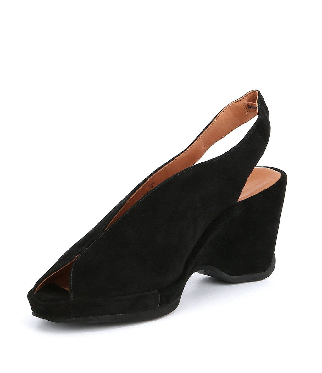 Suede Slingback Pumps E80726