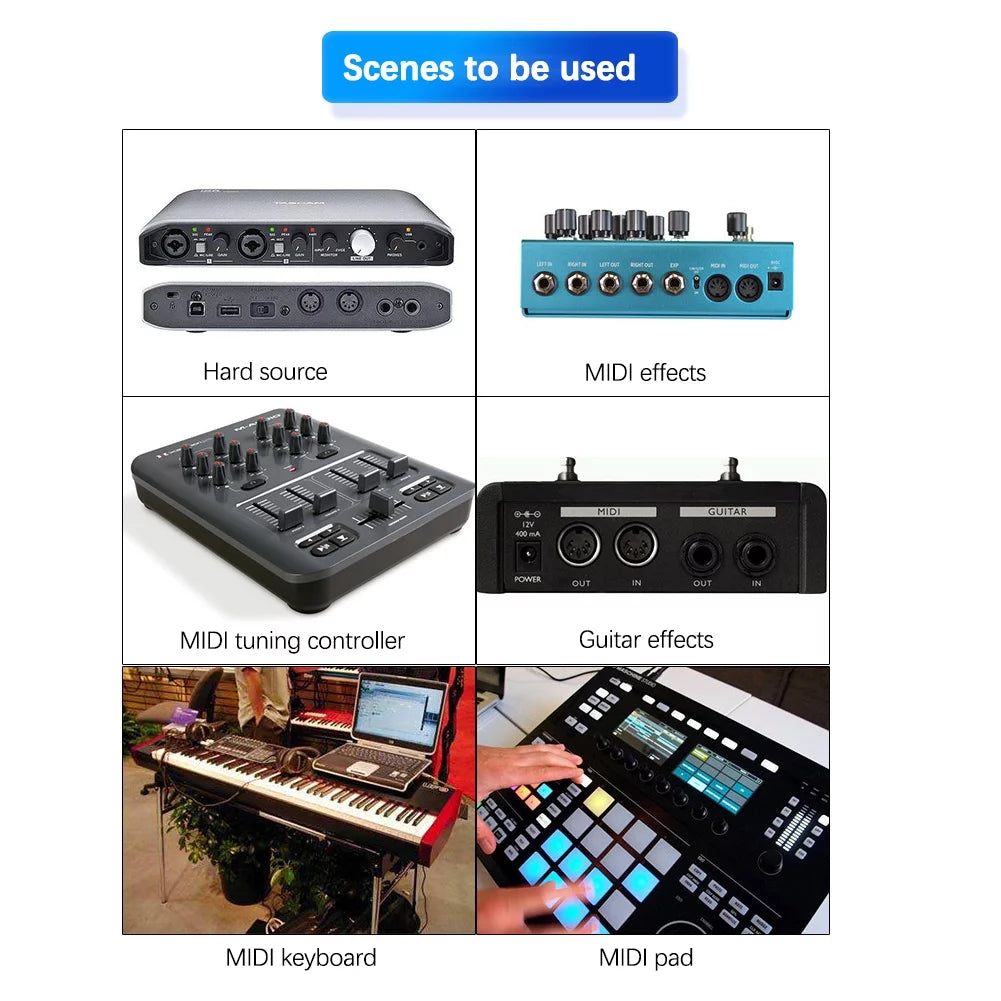 USB to MIDI Host MIDI Interface O38412