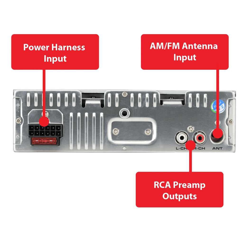 Single DIN Car Stereo S59302